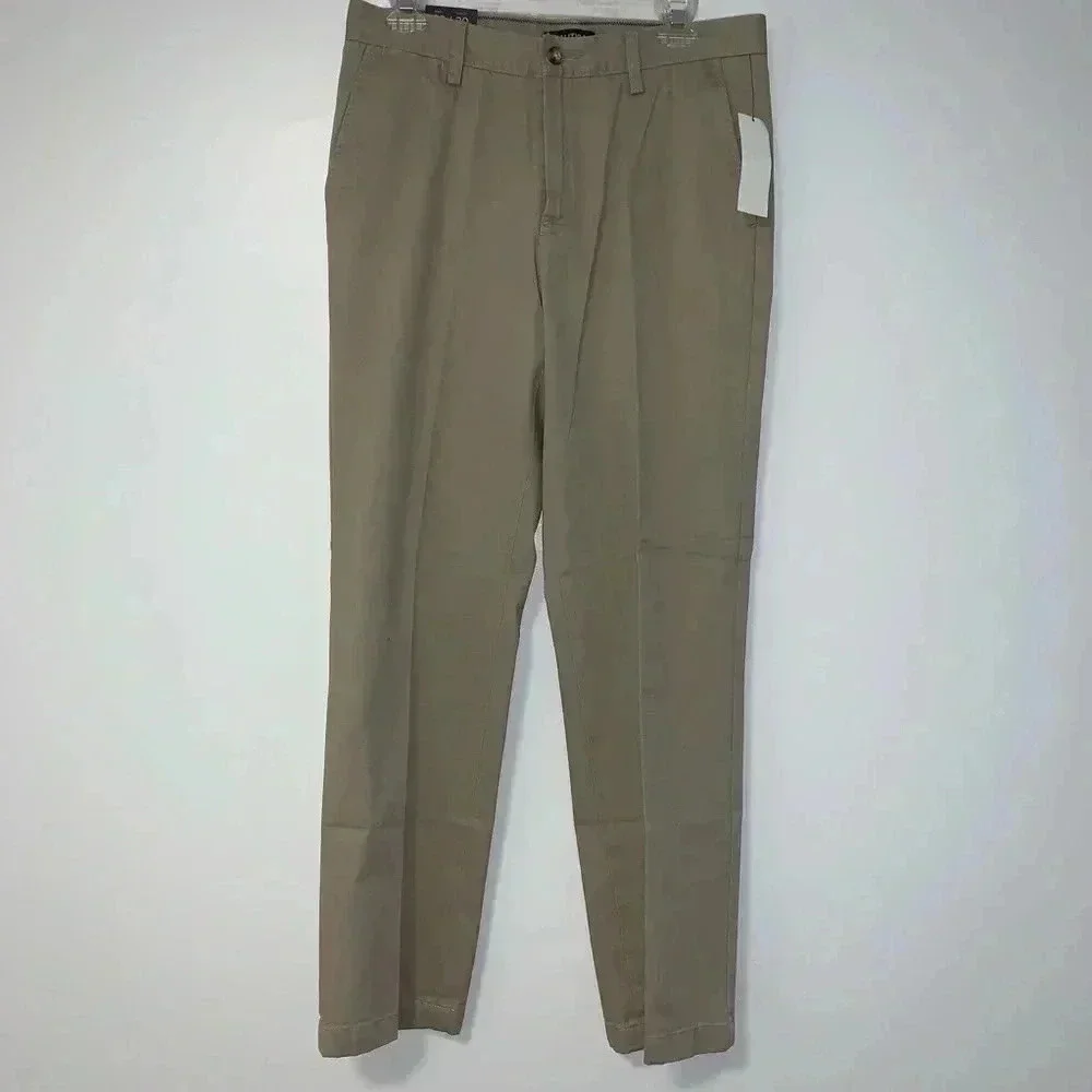Nautica Flat Front Khaki Pants